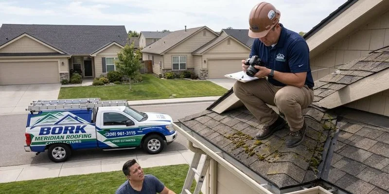 Beautiful Meridian Idaho neighborhood homes where buyers should get professional roof inspections before making offers
